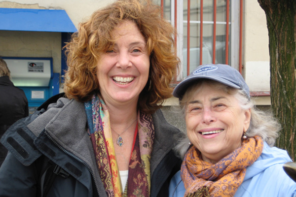 Adjunct faculty, Judith Schmidt with Deb